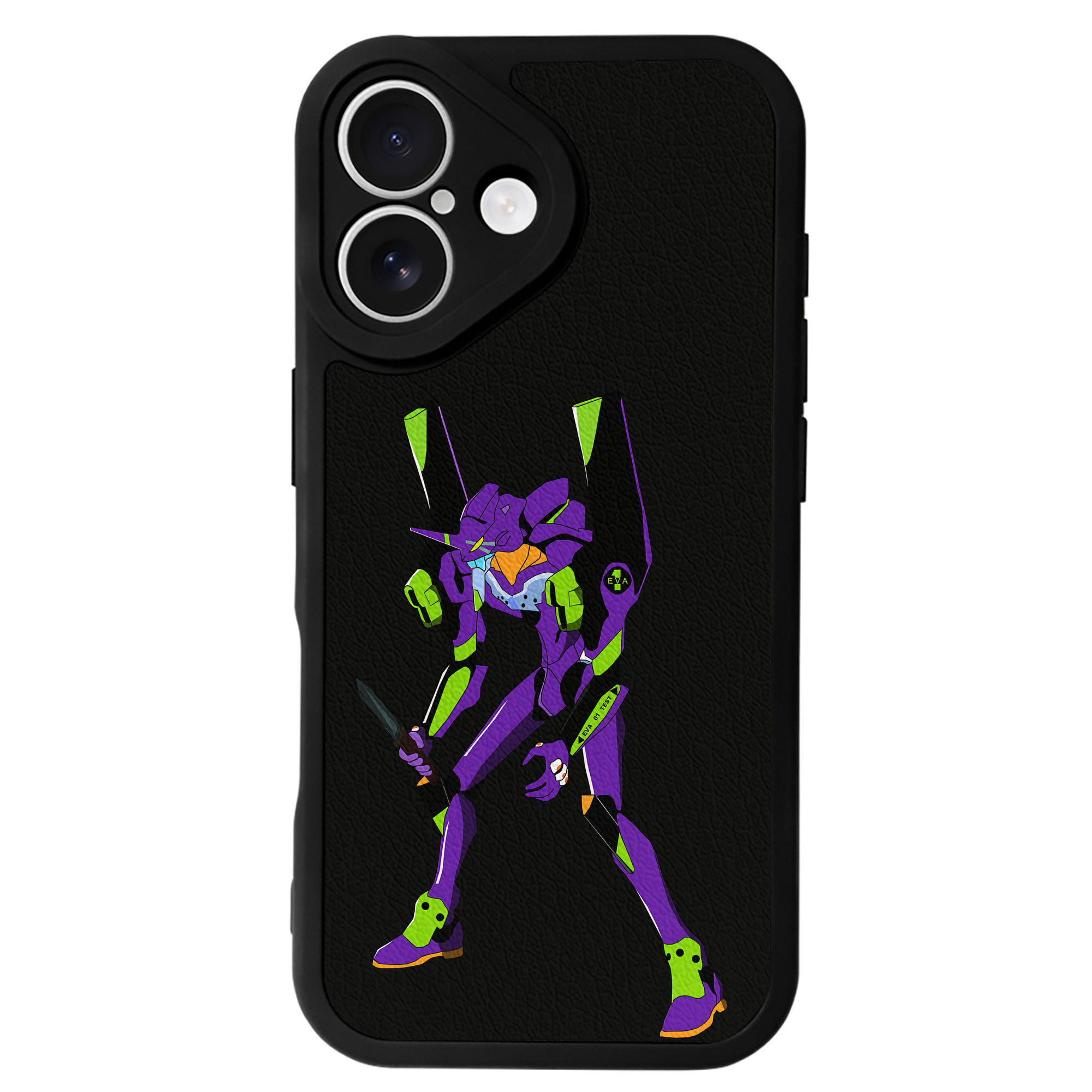 （画像用） EVA 新世紀エヴァンゲリオン 【iPhone 16シリーズ対応】シリコンスマホケース（レザー調） 材質：シリコン